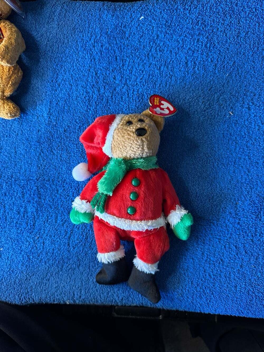 Ty Beanie Baby Kringle the Santa Bear Christmas Holiday Plush 2003